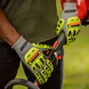 Echo Hi-Vis Cut Resistant Impact Gloves