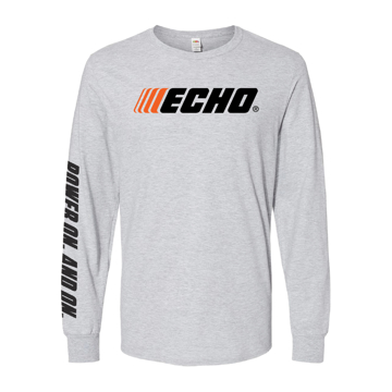 ECHO Power On Long Sleeve product image on white background